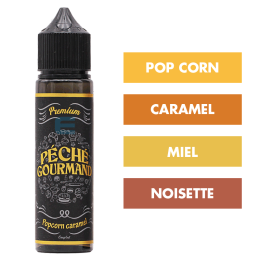 E-liquide Popcorn Caramel 50 mL - Péché Gourmand (LiquideLab)