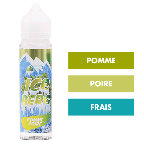 E-liquide Pomme Poire 50 mL - Iceberg (LiquideLab) E-liquide Pomme Poire 50 mL - Iceberg (LiquideLab)