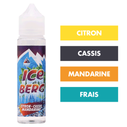 E-liquide Citron Cassis Mandarine 50 mL - Iceberg (LiquideLab)