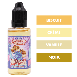 Concentré Ice Cream Biscuit 30 mL - American Dream (Savourea)