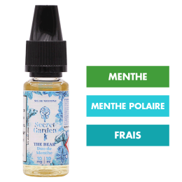 E-liquide The Bear sels de nicotine 10 mL - Secret Garden