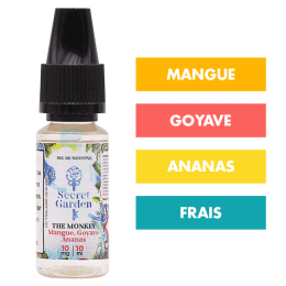 E-liquide The Monkey sels de nicotine 10 mL - Secret Garden