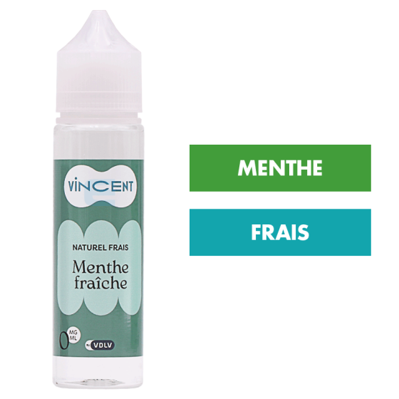 E-liquide Menthe Fraîche 50 mL - VDLV E-liquide Menthe Fraîche 50 mL - VDLV