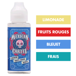 E-liquide Limonade Fruits Rouges Bleuets 100  mL - Mexican Cartel