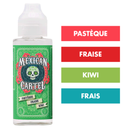 E-liquide Pastèque Fraise Kiwi 100 mL - Mexican Cartel