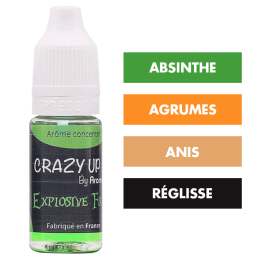 Concentré Explosive Fluid Crazy Up 10 mL - Aromea