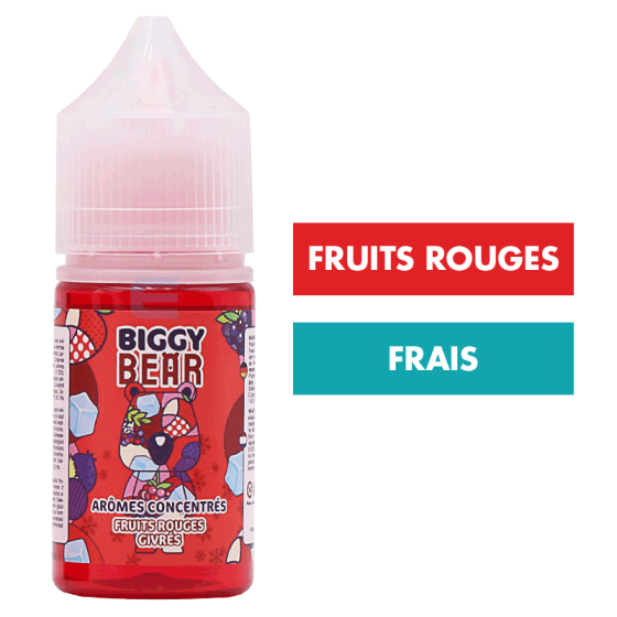 Concentré Fruits Rouges Givrés 30 mL - Biggy Bear Concentré Fruits Rouges Givrés 30 mL - Biggy Bear