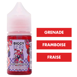 Concentré Fruits Rouges Grenade Fraises des Bois Acidulées 30 mL - Biggy Bear