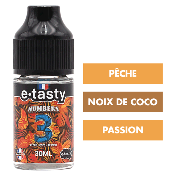 Concentré Numbers 3 30 mL - Numbers (E.Tasty) Concentré Numbers 3 30 mL - Numbers (E.Tasty)