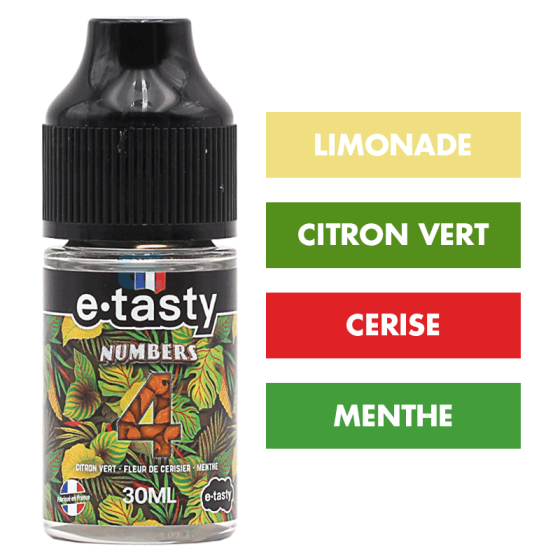 Concentré Numbers 4 30 mL - Numbers (E.Tasty) Concentré Numbers 4 30 mL - Numbers (E.Tasty)
