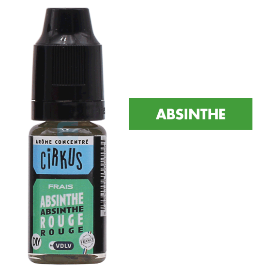 Arôme Absinthe Rouge 10 mL - Cirkus (VDLV) Arôme Absinthe Rouge 10 mL - Cirkus (VDLV)