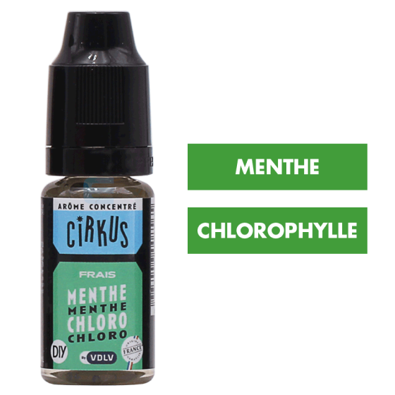 Arôme Menthe Chlorophylle - Cirkus (VDLV) Arôme Menthe Chlorophylle - Cirkus (VDLV)