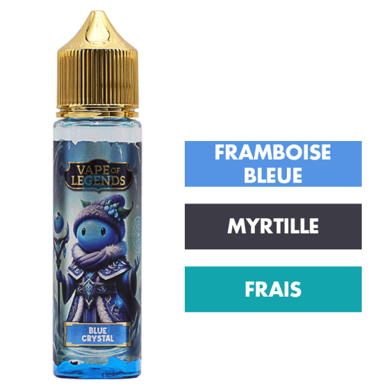 E-liquide Blue Crystal 50 mL - Vape of Legends E-liquide Blue Crystal 50 mL - Vape of Legends