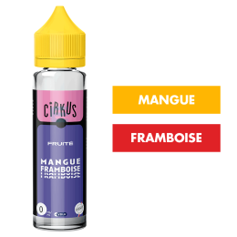 E-liquide Mangue Framboise 50 mL - CirKus