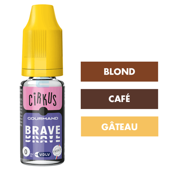 E-liquide Brave 10 mL - CirKus (VDLV) E-liquide Brave 10 mL - CirKus (VDLV)