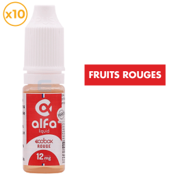 E-liquide Ecobox Rouge (50 VG) 100 mL - Alfaliquid