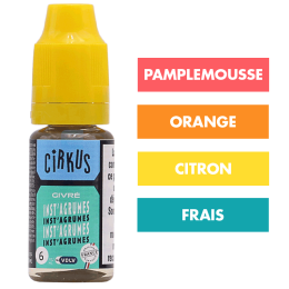 E-liquide Inst’Agrume 10 mL - CirKus (VDLV)
