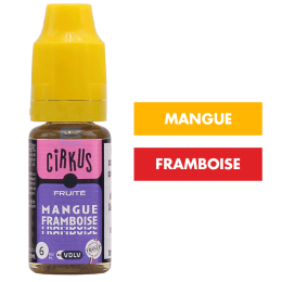 E-liquide Mangue Framboise 10 mL - CirKus (VDLV)