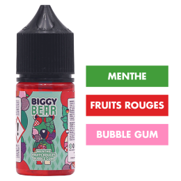 Concentré Menthe Fruits Rouges Bubble Gum 30 mL - Biggy Bear