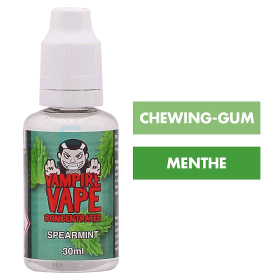 Concentré Spearmint 30 mL - Vampire Vape Concentré Spearmint 30 mL - Vampire Vape