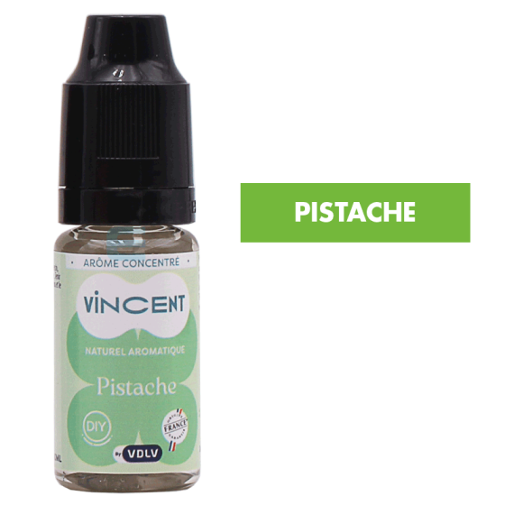 Arôme Pistache 10 mL - Vincent (VDLV) Arôme Pistache 10 mL - Vincent (VDLV)