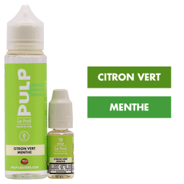 E-liquide Citron Vert Menthe 60 mL - Pulp Le Pod