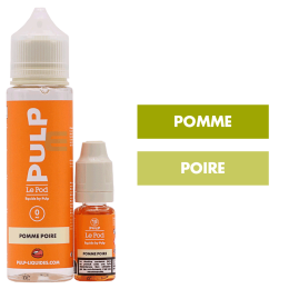 E-liquide Pomme Poire 60 mL - Pulp Le Pod