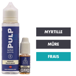 E-liquide Granité Fruits Bleus 60 mL - Pulp Le Pod