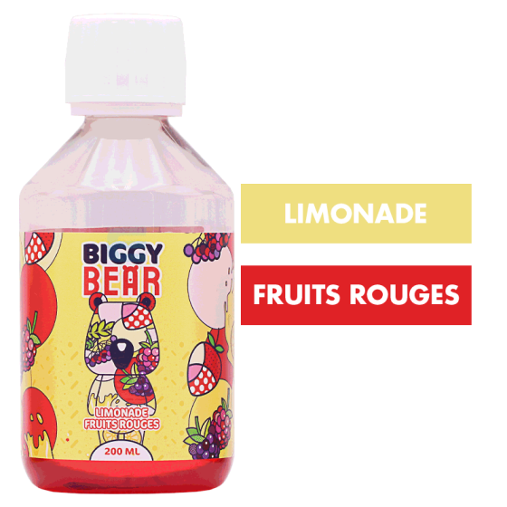 E-liquide Limonade Fruits Rouges 200 mL - Biggy Bear E-liquide Limonade Fruits Rouges 200 mL - Biggy Bear