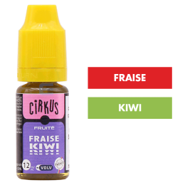 E-liquide Fraise Kiwi 10 mL - CirKus (VDLV)