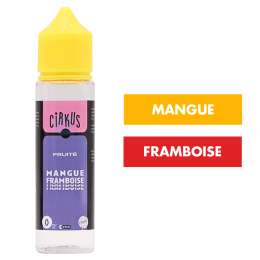 E-liquide Mangue Framboise 50 mL - CirKus (VDLV)