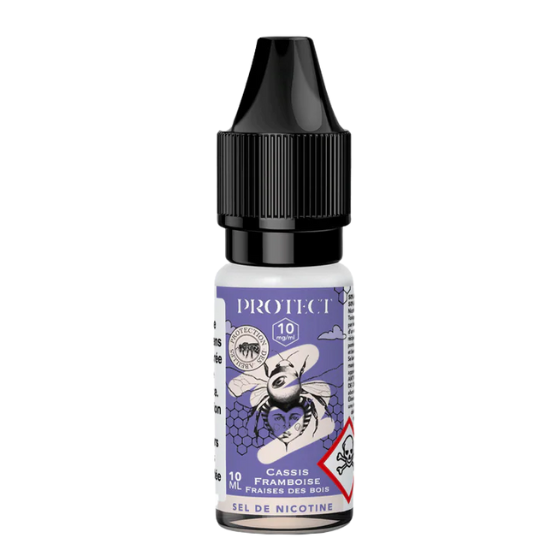 E-liquide Cassis Framboise Fraises des Bois sels de nicotine 10 mL - Protect