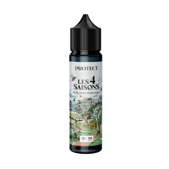 E-liquide  Pêche Litchi Fruits Rouges 50 mL - Protect