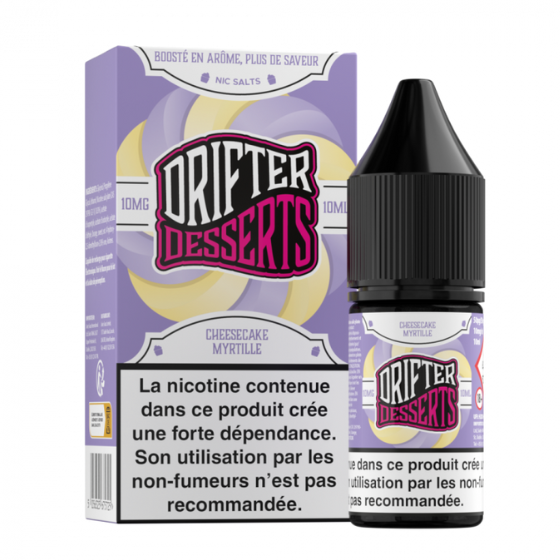 E-liquide Cheesecake Myrtille 10 mL - Drifter