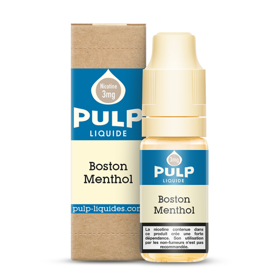 E-liquide Boston Menthol 10 mL - Pulp