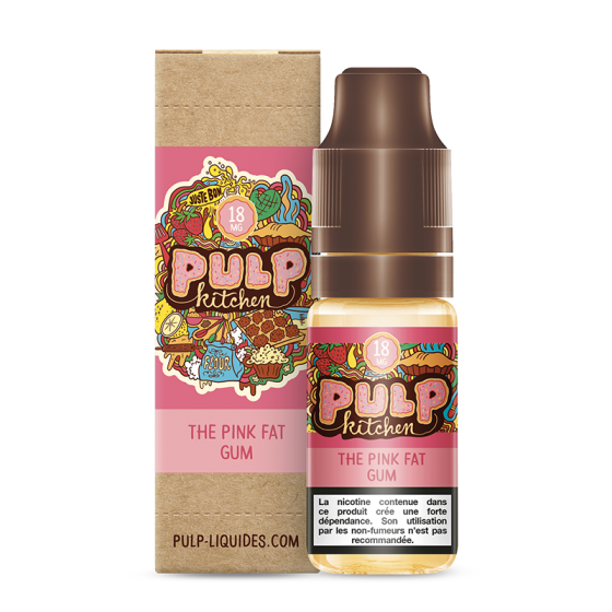 E-liquide The Pink Fat Gum 10 mL - Pulp Kitchen