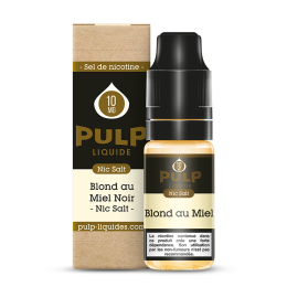 E-liquide Blond au Miel Noir Nic Salt 10 mL - Pulp