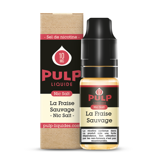 E-liquide Fraise Sauvage Nic Salt 10 mL - Pulp