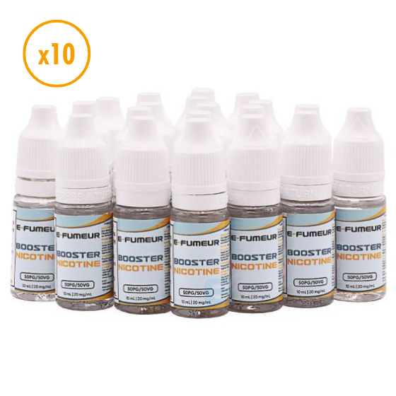 Pack 10 boosters nicotine - E-Fumeur