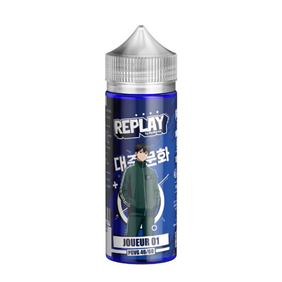 E-liquide Joueur 01 100 mL - Replay