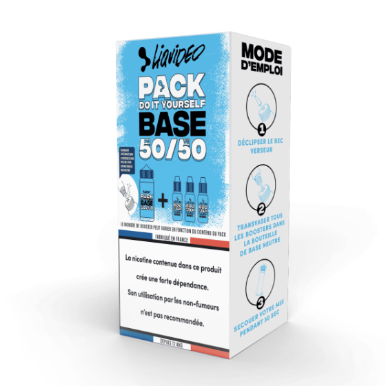 Pack DIY 50/50 200 mL - Liquideo