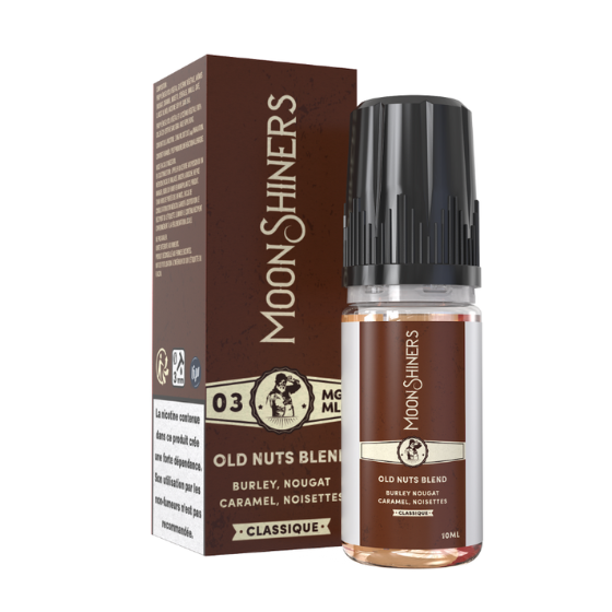 E-liquide Old Nuts Blend 10 mL - Basic Moonshiners (Le French Liquide)