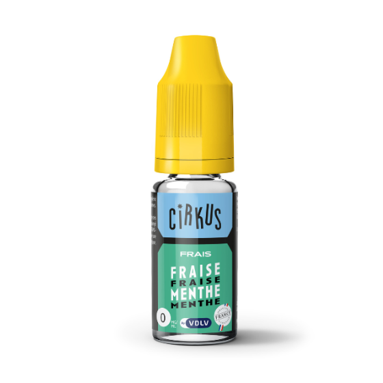 E-liquide Fraise Menthe 10 mL - CirKus (VDLV)