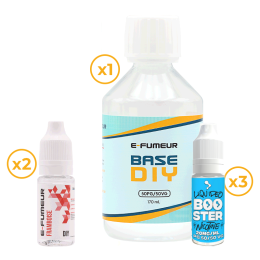 Pack DIY Framboise 220 mL - E-FUMEUR