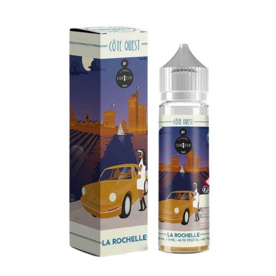 E-liquide La Rochelle 50 mL - Côte Ouest (Curieux)