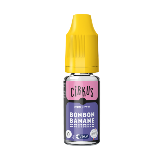 E-liquide Bonbon Banane 10 mL - CirKus (VDLV)