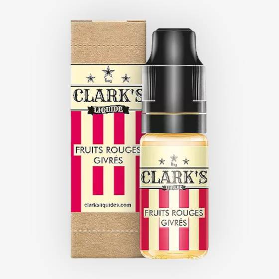 E-liquide Fruits Rouges Givres 10 mL - Clark s Liquide