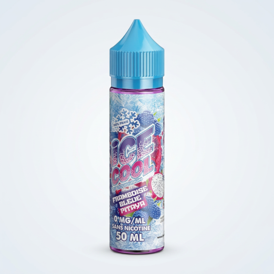 E-liquide Framboise Bleue Pitaya 50 mL - Ice Cool (Liquidarom)