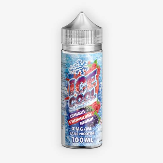 E-liquide Cassis Framboise Raisin 100 mL - Ice Cool (Liquidarom)