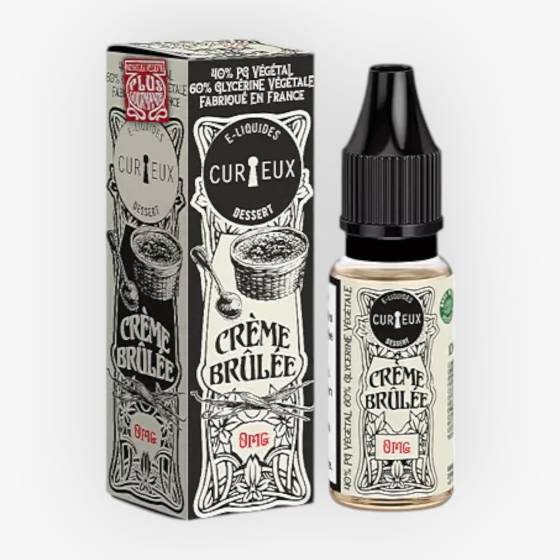 E-liquide Creme Brulee 10 mL - Dessert (Curieux)